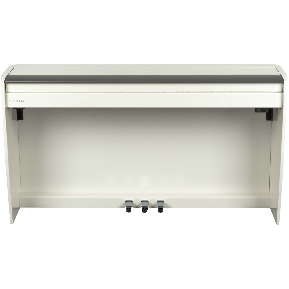 Dexibell VIVO H10 Digital Upright Piano with Bench (Polished White) - View 4 | MusicMarket