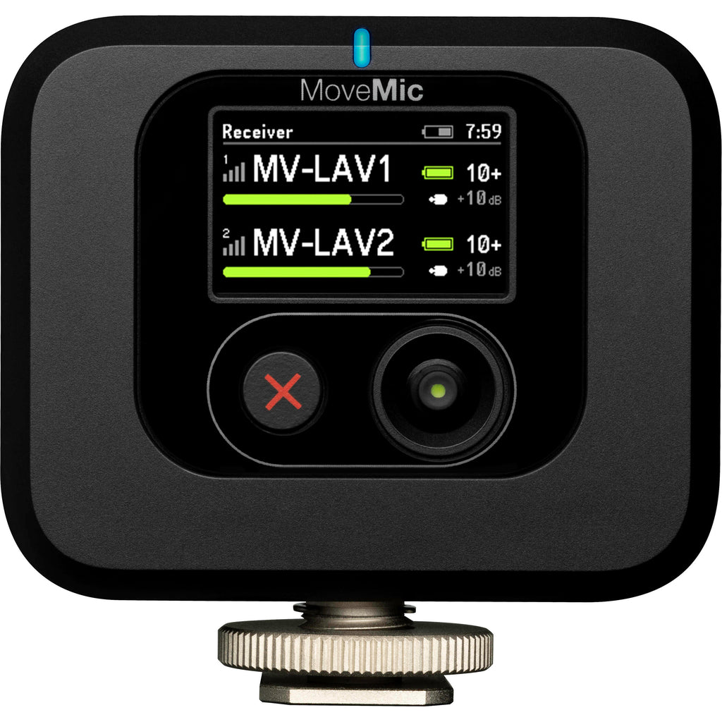 Shure MoveMic Wireless Microphone Receiver for Cameras & Mobile Devices - MusicMarket