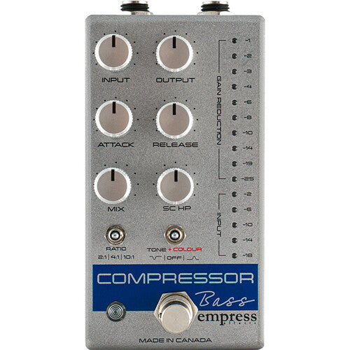 Empress Effects Bass Compressor Pedal - Silver - MusicMarket