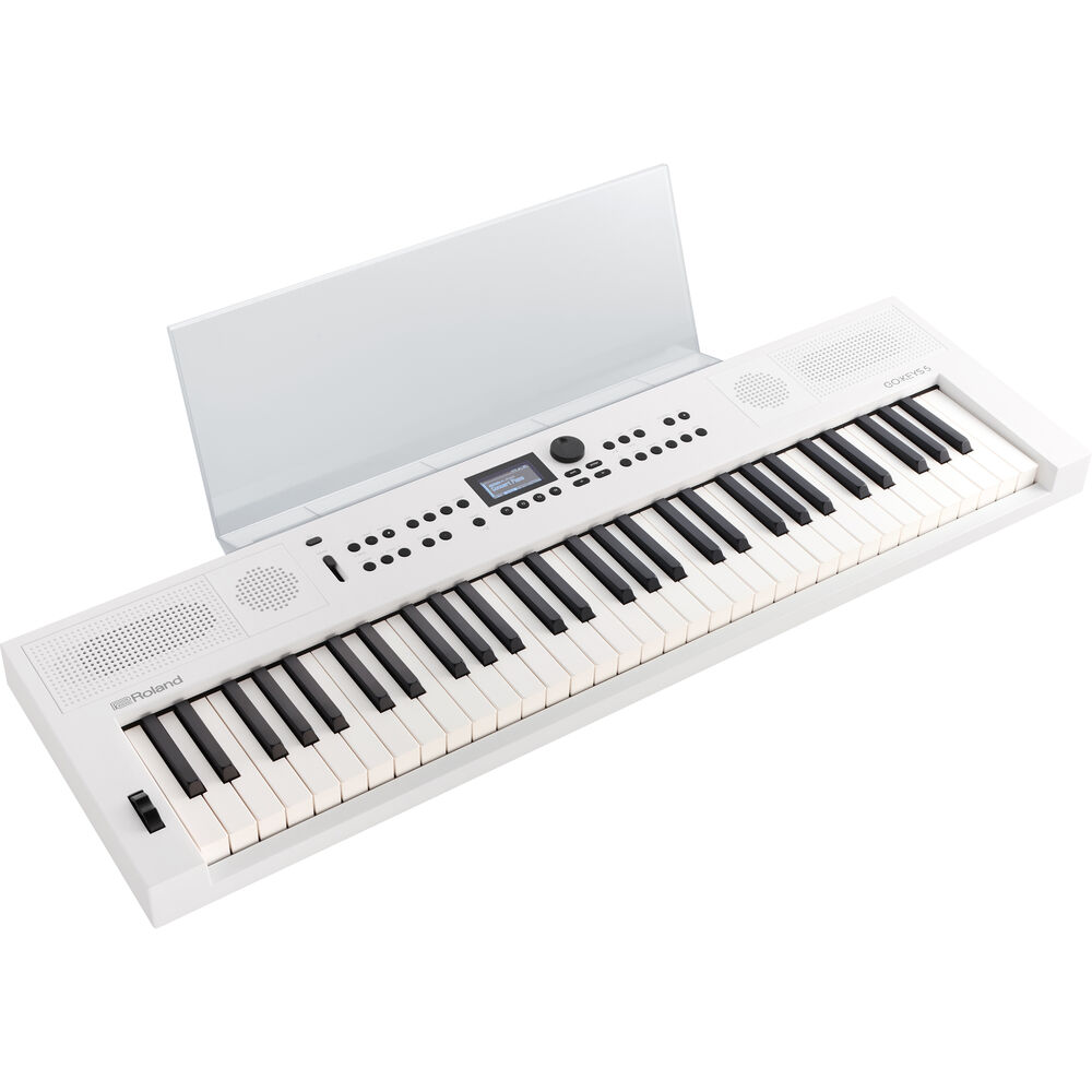 Roland GO:KEYS 5 Keyboard - White - View 2 | MusicMarket