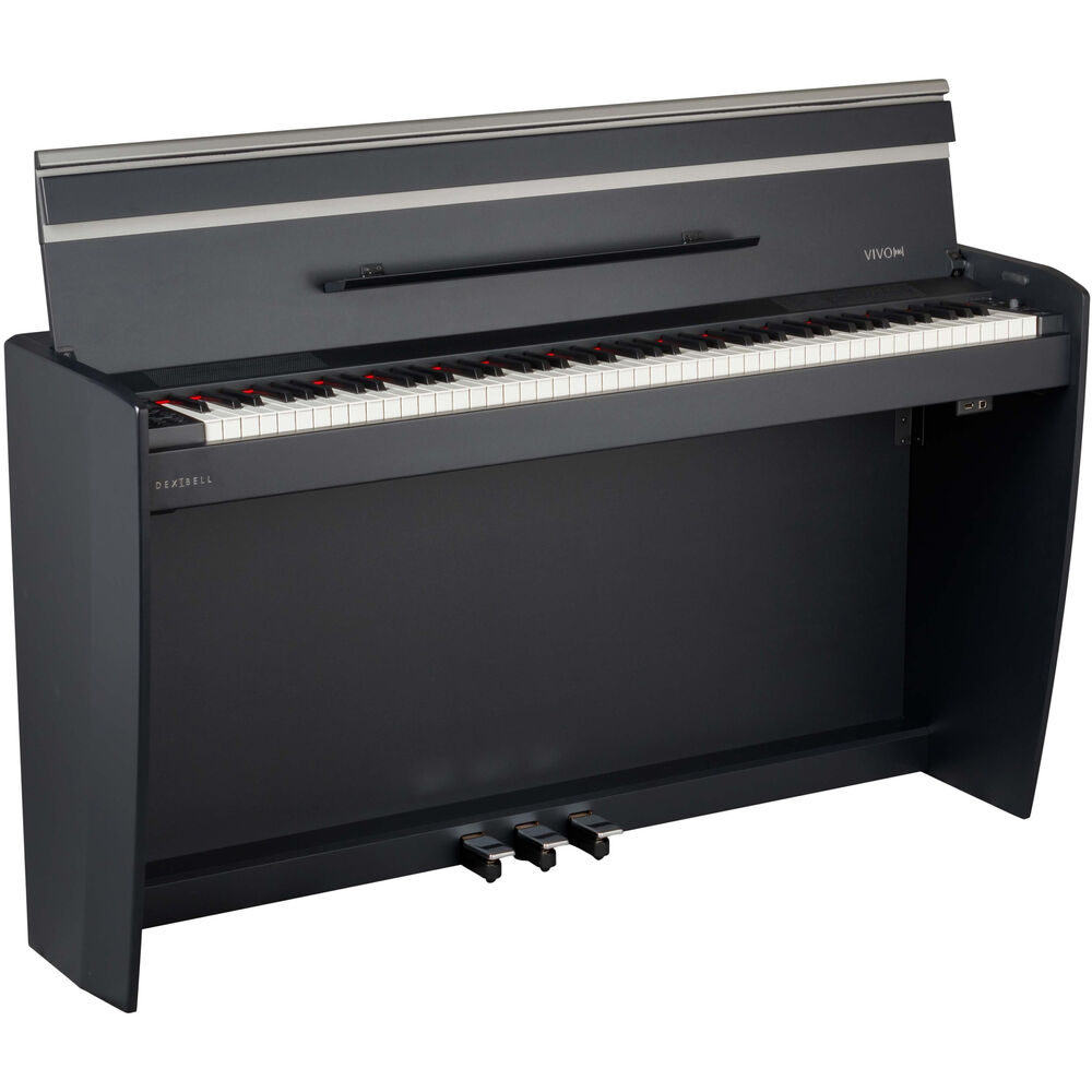 Dexibell VIVO H6 Digital Upright Piano with Bench (Matte Black) - View 2 | MusicMarket