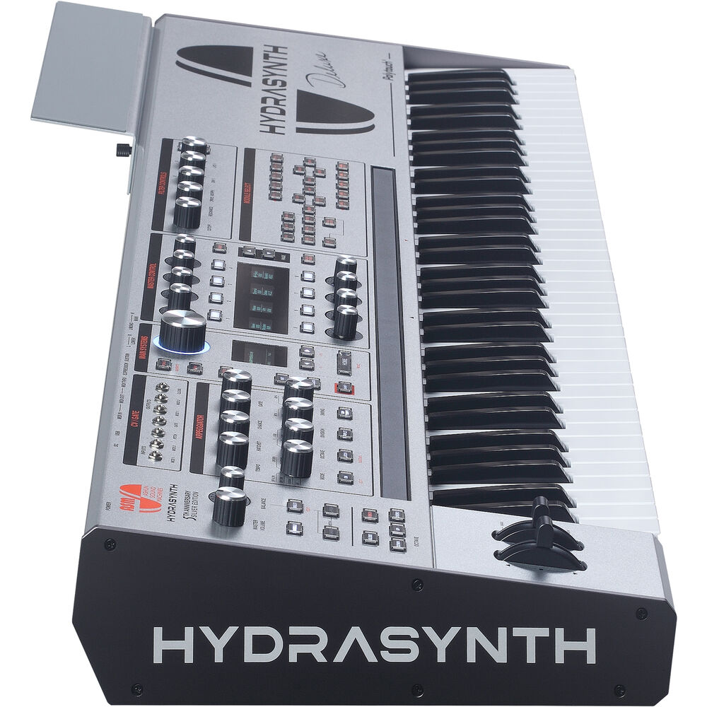 ASM Hydrasynth Deluxe Synthesizer - Limited-Edition Silver - View 7 | MusicMarket