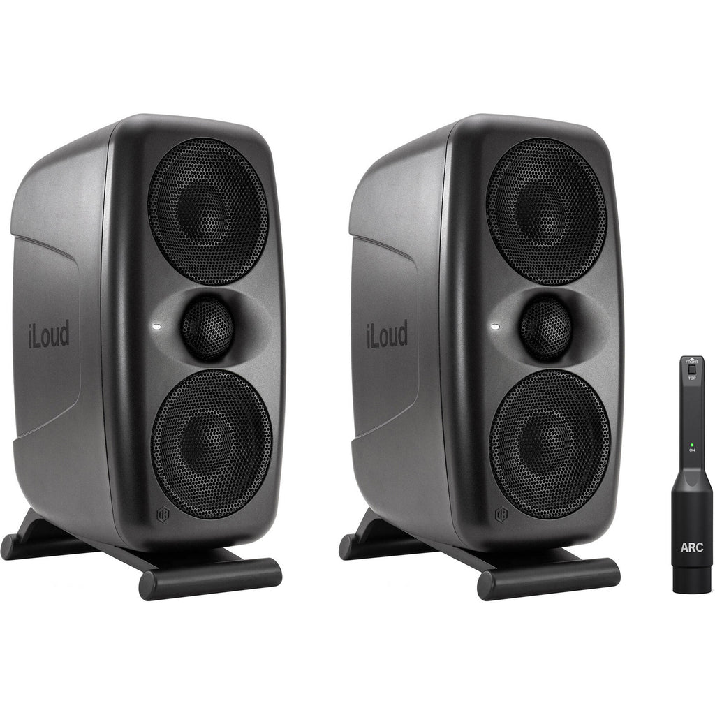 IK Multimedia iLoud MTM MKII High Resolution Compact Studio Monitor -Black, Pair - MusicMarket