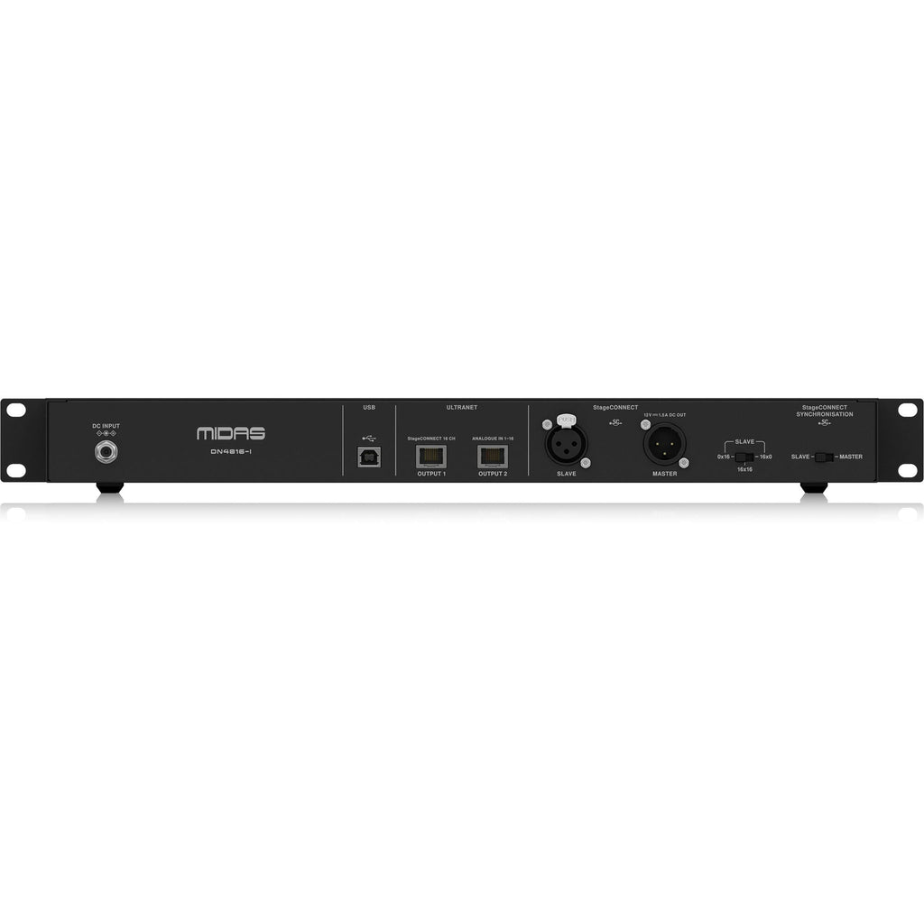 Midas DN4816-I Bus-Powered StageCONNECT Interface with 16 Inputs and Ultranet - View 4 | MusicMarket