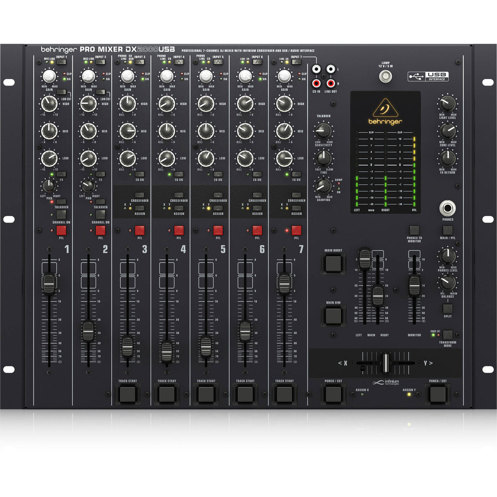Behringer DX2000USB Professional 7-Channel DJ Mixer - MusicMarket