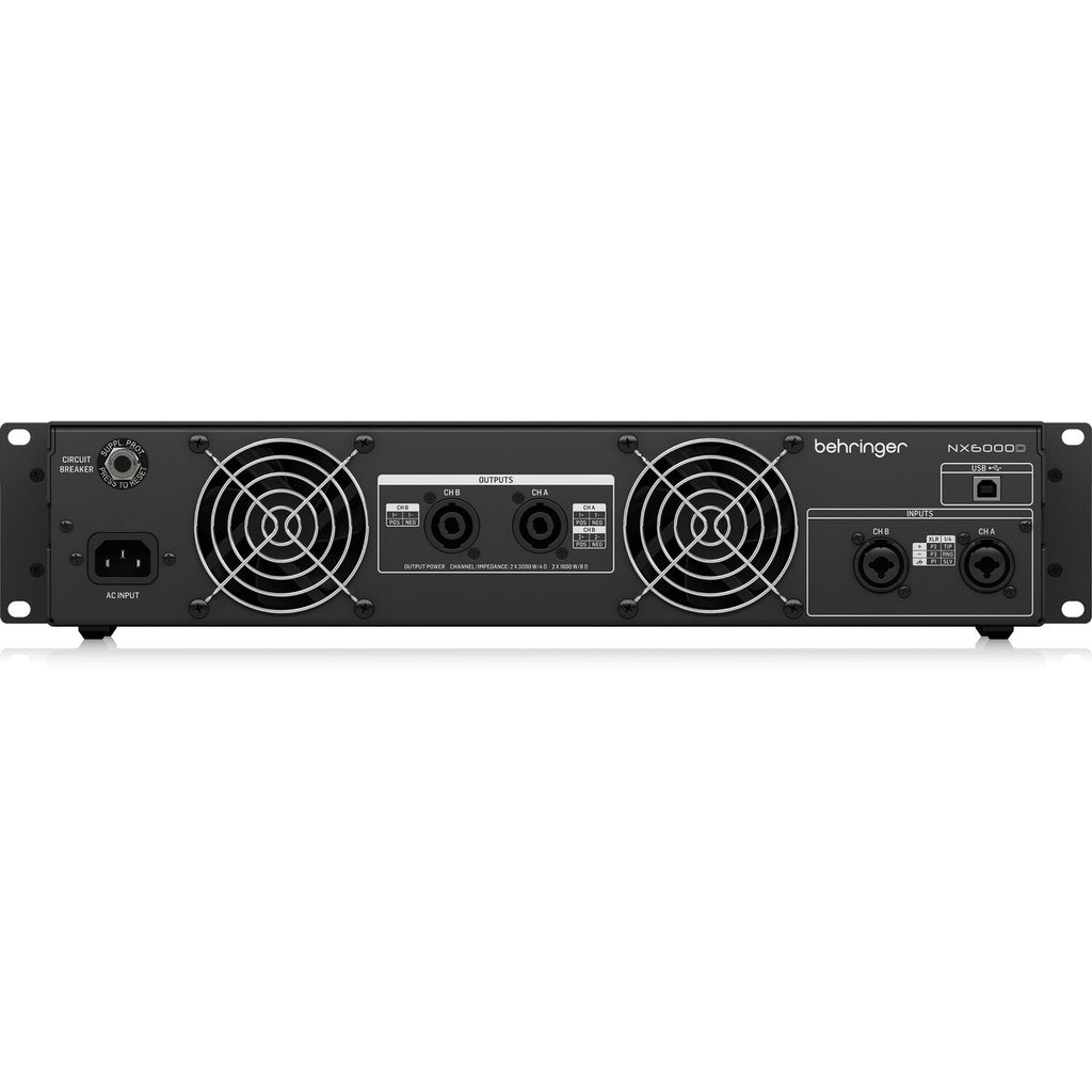 Behringer NX6000D 6000W 2-Channel Amplifier - View 4 | MusicMarket