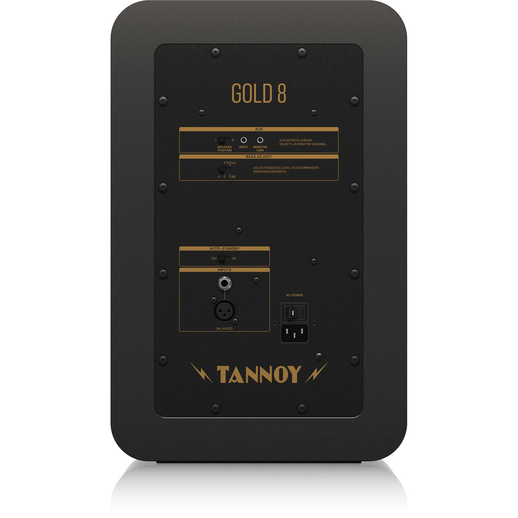 Tannoy GOLD 8 Dual Concentric 300W Bi-Amplified 8" Reference Monitor - View 4 | MusicMarket