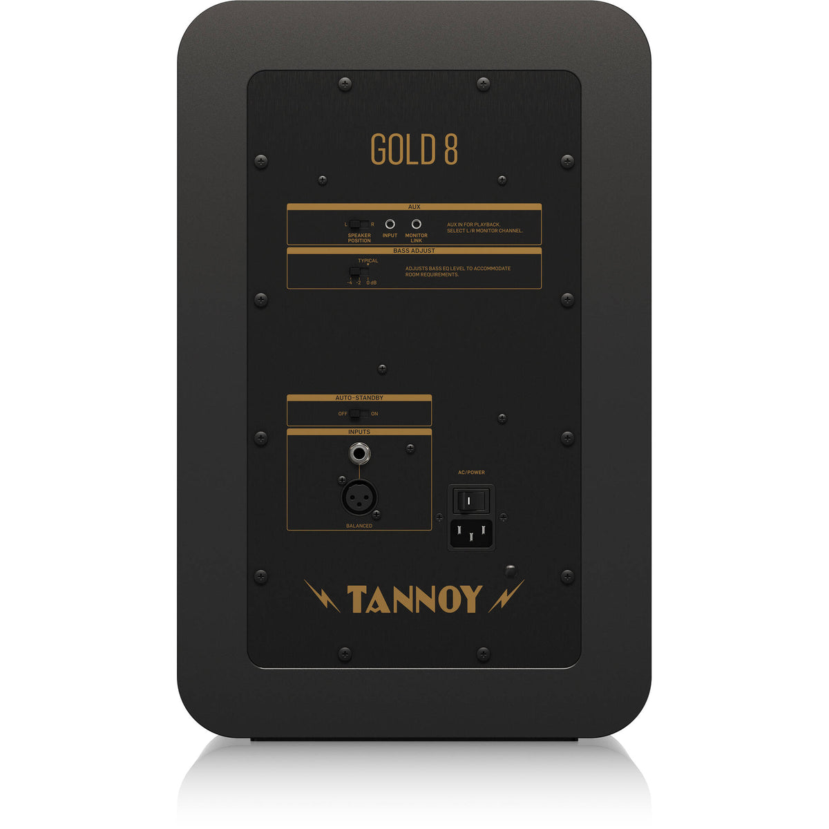 Tannoy GOLD 8 Dual Concentric 300W Bi-Amplified 8" Reference Monitor - View 4 | MusicMarket