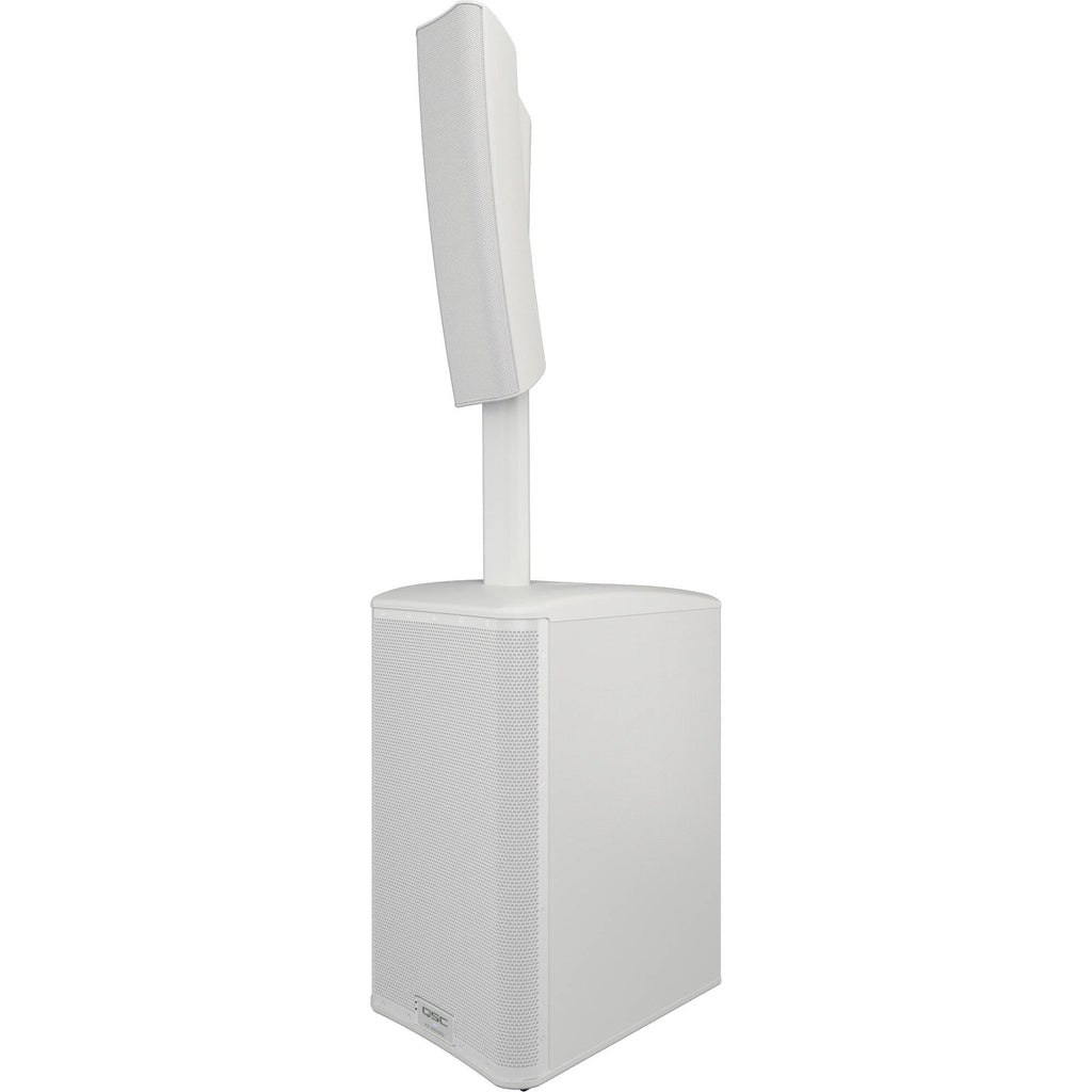 QSC KC12 Active 12" 3-Way Column Loudspeaker System with Bluetooth - White - View 5 | MusicMarket