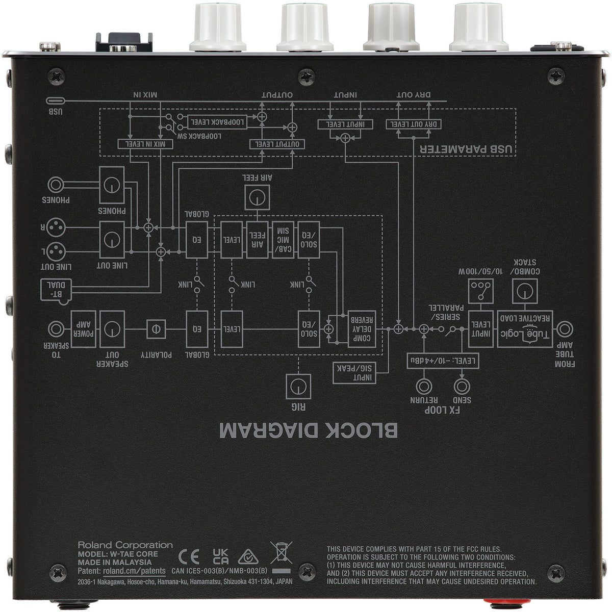 BOSS WAZA Tube Amp Expander Core Reactive Load Box and Cabinet Modeler - View 3 | MusicMarket