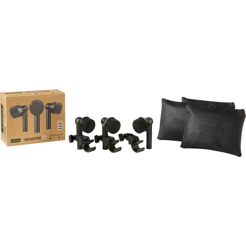 Shure Nexadyne 6 Dynamic Supercardioid Tom/Snare Microphone - 3-Pack - View 6 | MusicMarket