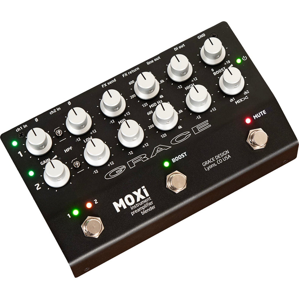 Grace Design MOXi Two-Channel Instrument Preamp & Blender - View 2 | MusicMarket