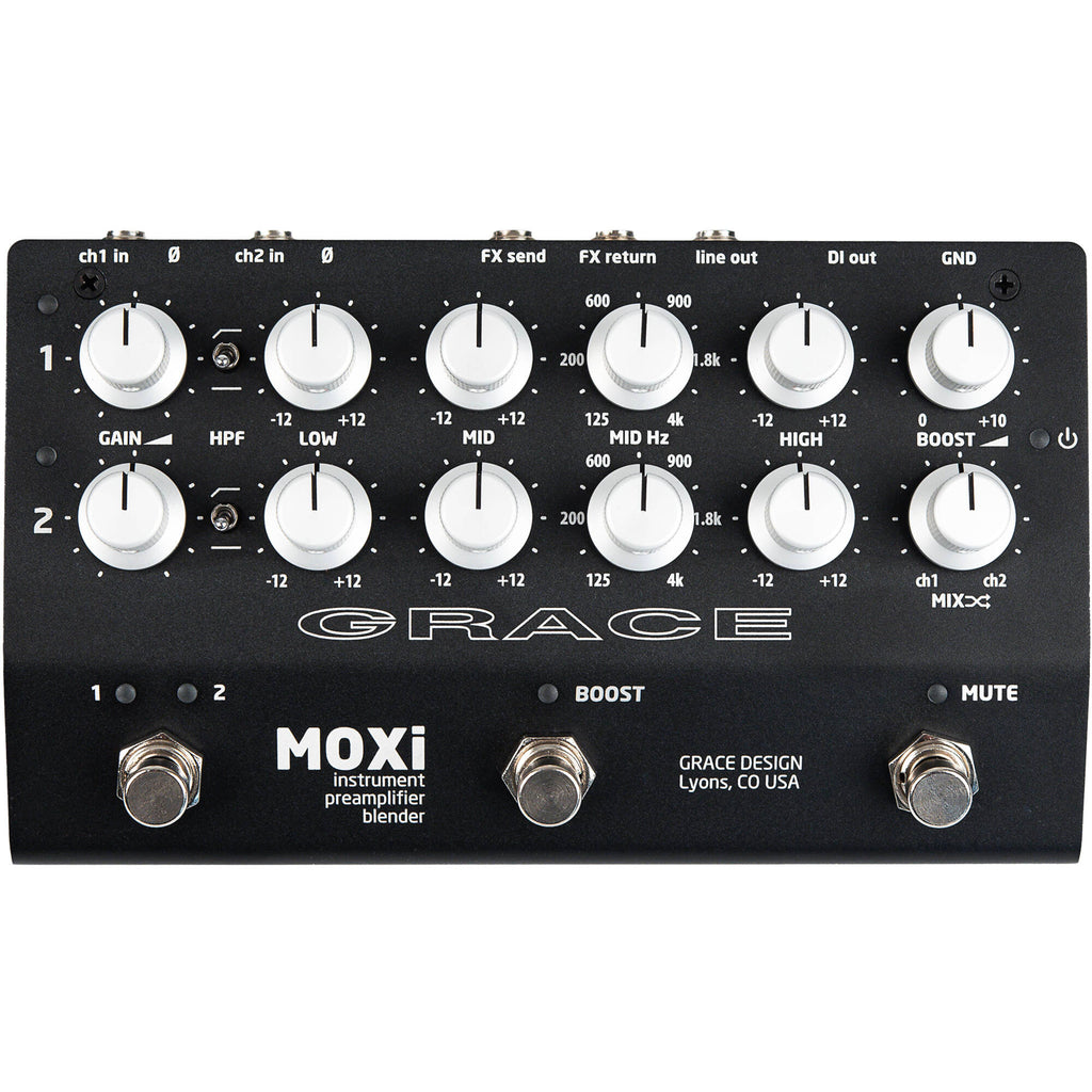 Grace Design MOXi Two-Channel Instrument Preamp & Blender - MusicMarket