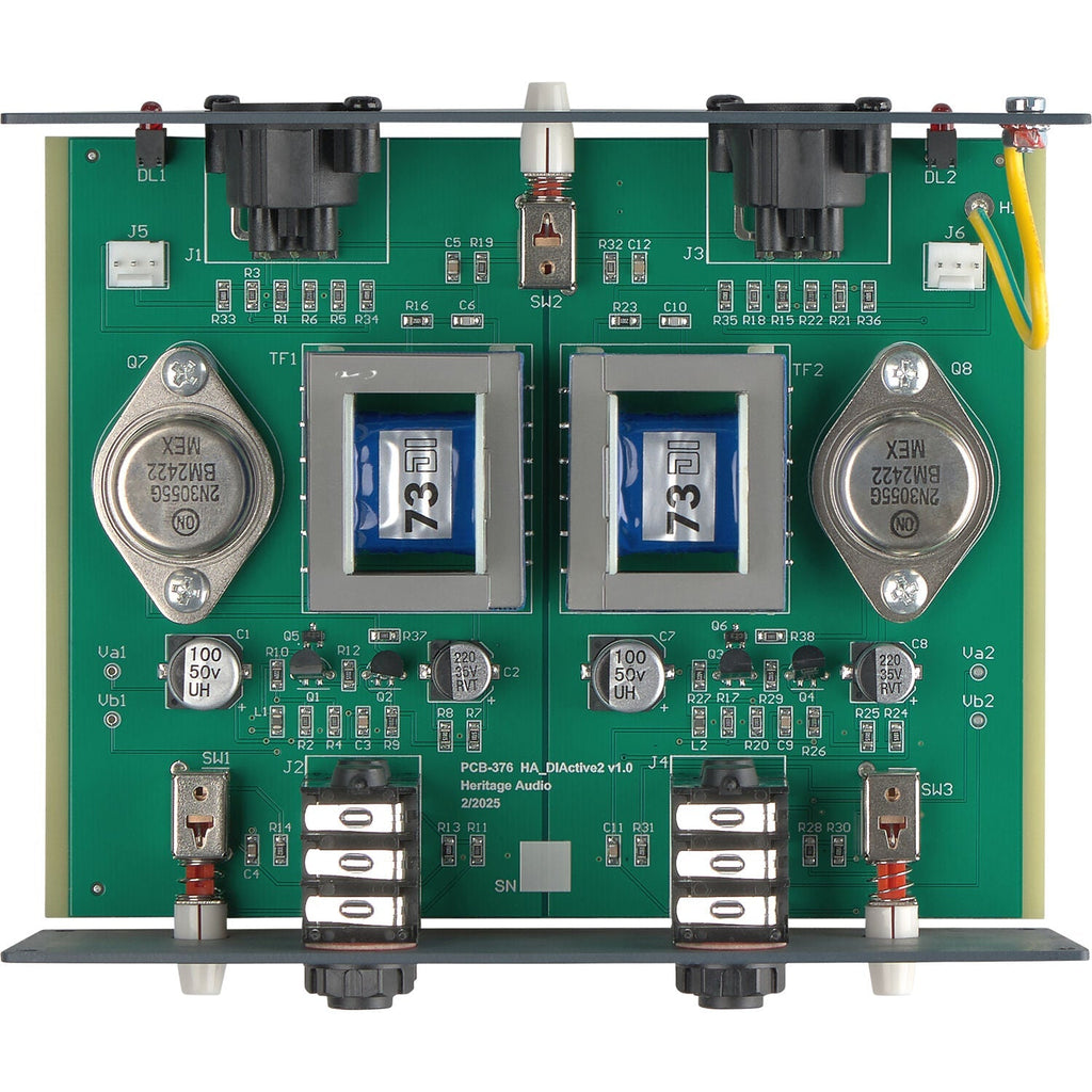 Heritage Audio 73 DI Two - Active Dual Channel DI - View 4 | MusicMarket
