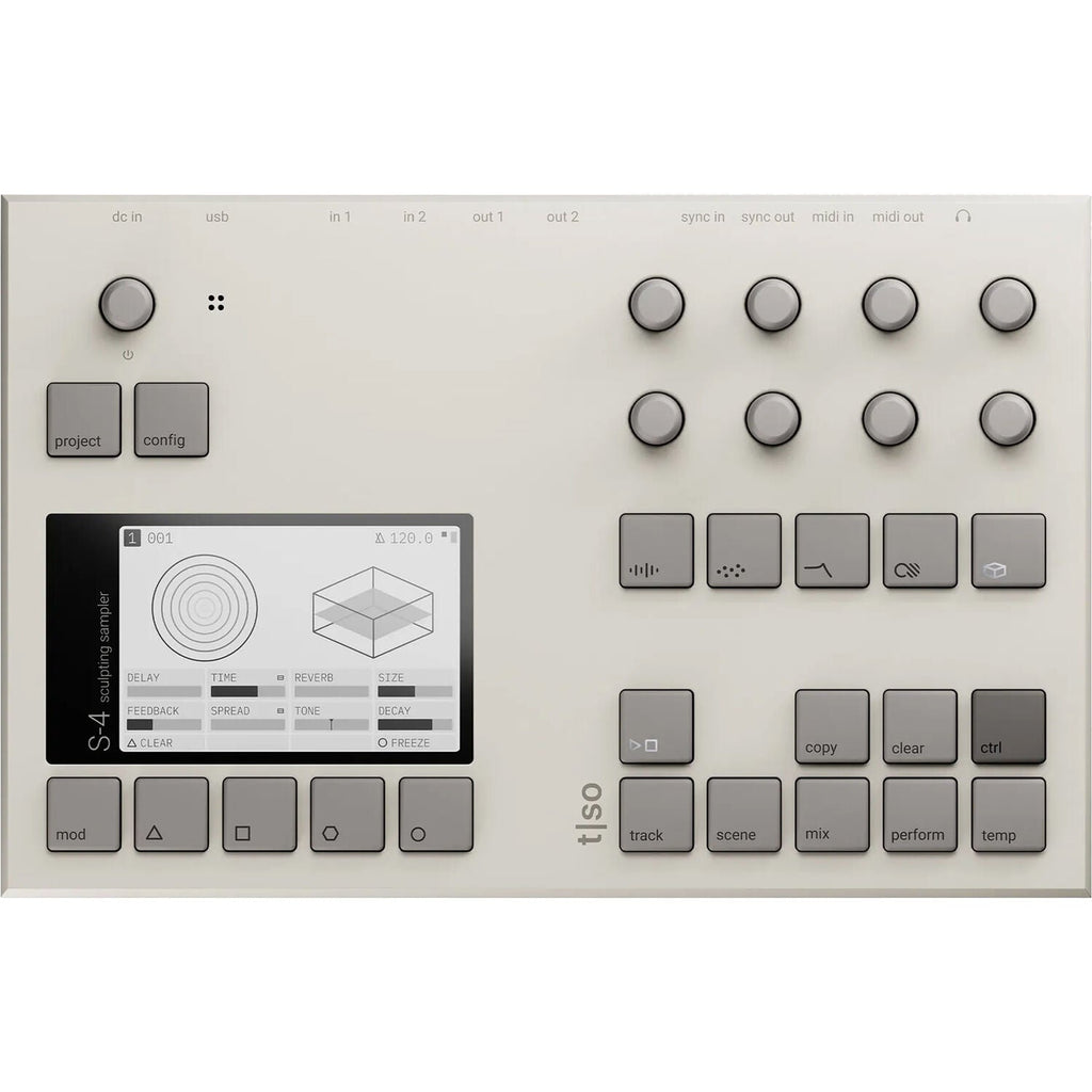 Torso Electronics S4 Sculpting Sampler Audio Instrument - White - MusicMarket