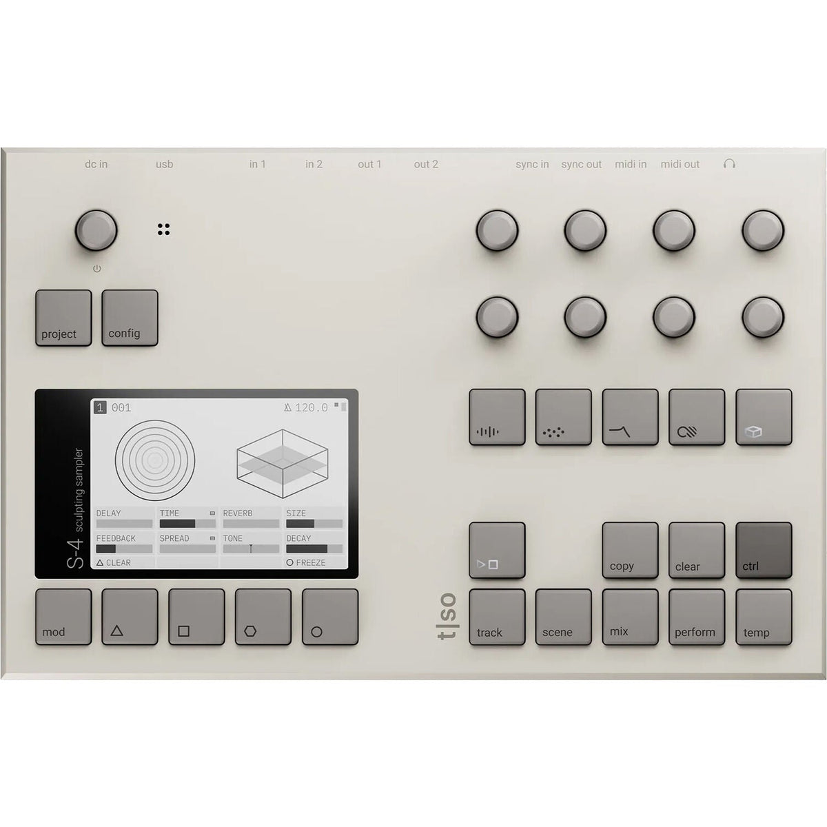 Torso Electronics S4 Sculpting Sampler Audio Instrument - White - MusicMarket