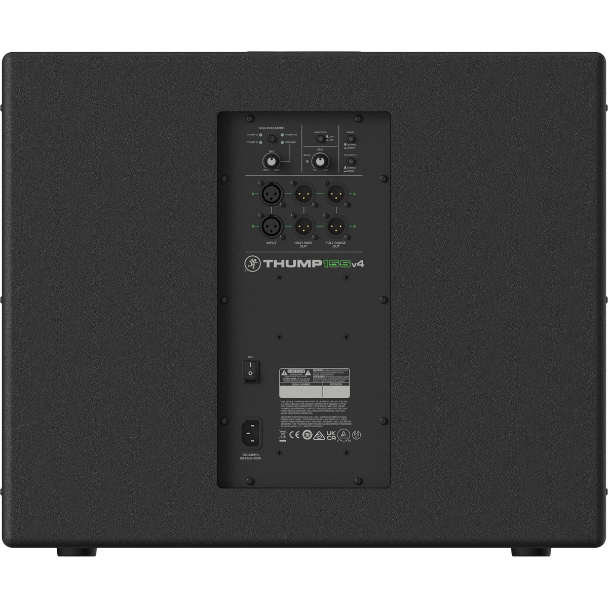 Mackie Thump15Sv4 15" Professional 1400W Powered Subwoofer - View 4 | MusicMarket