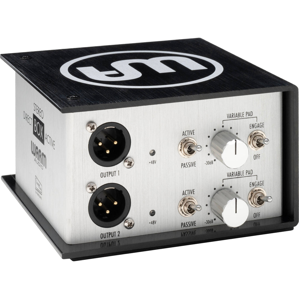 Warm Audio WA-DI-A2 Transformer-Balanced 2-Channel Active Direct Box - View 2 | MusicMarket