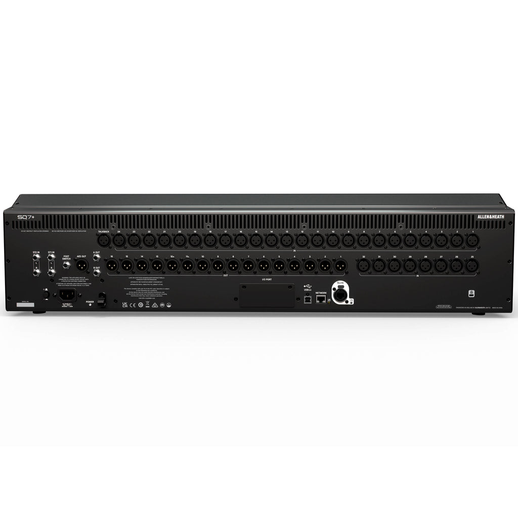 Allen & Heath SQ7+ RackUltra FX Enabled 48-channel Digital Mixer with DEEP Processing - View 4 | MusicMarket
