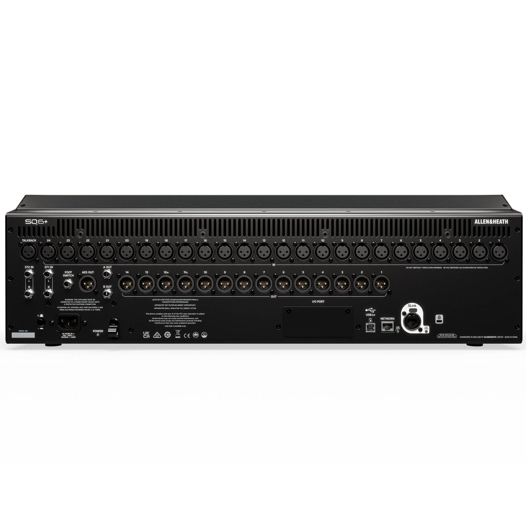 Allen & Heath SQ6+ RackUltra FX Enabled 48-channel Digital Mixer with DEEP Processing - View 4 | MusicMarket