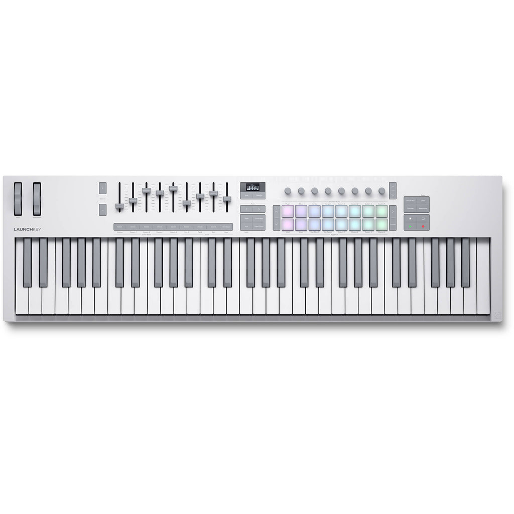 Novation Launchkey 61 MK4 61 Key Controller - White - MusicMarket