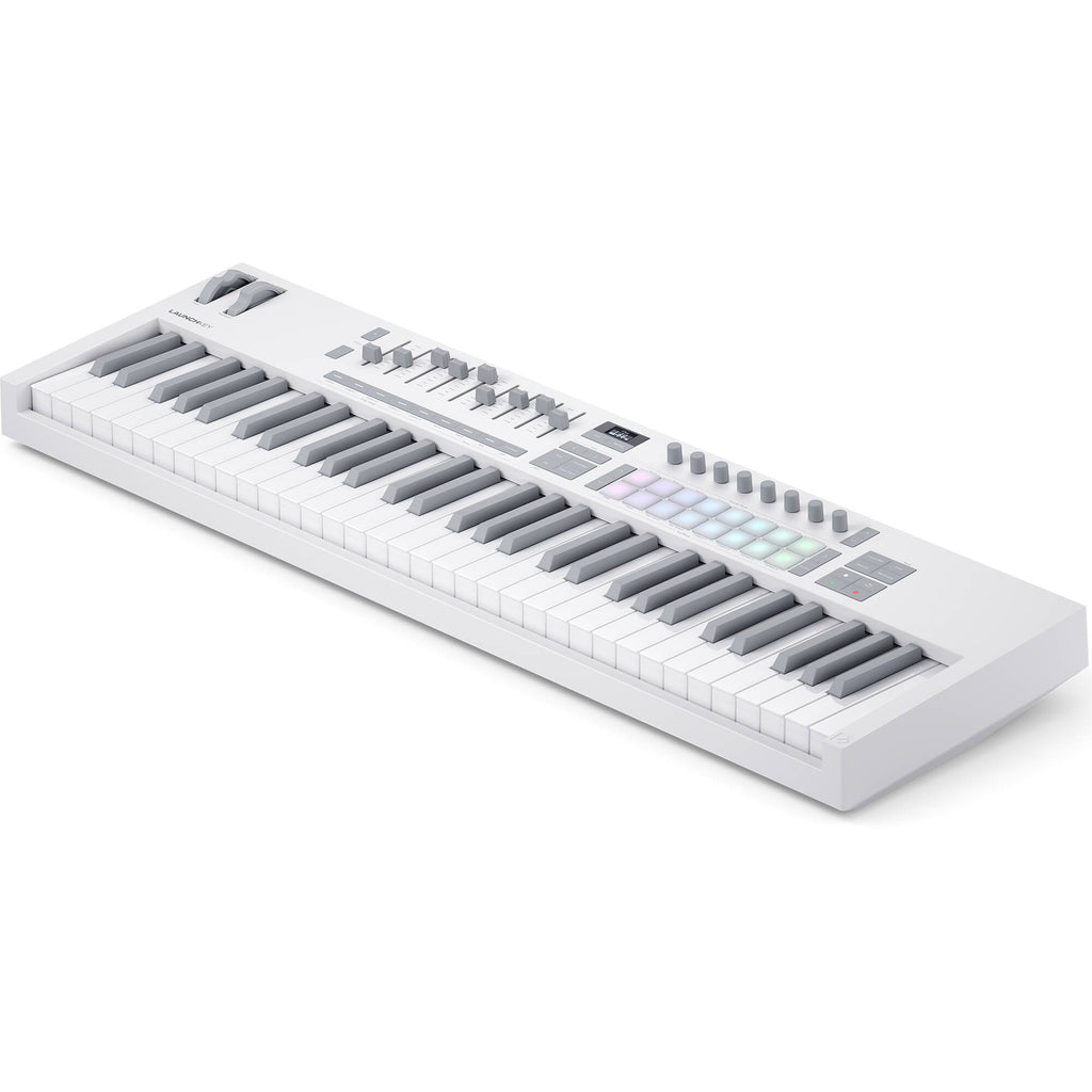 Novation Launchkey 61 MK4 61 Key Controller - White - View 3 | MusicMarket