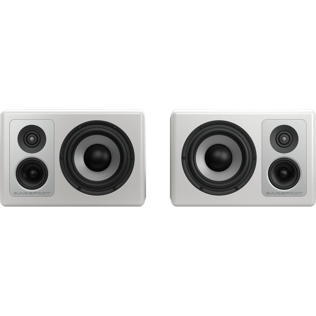 Barefoot Footprint03 3-Way 6.5" Active Studio Monitor - White, Pair - MusicMarket