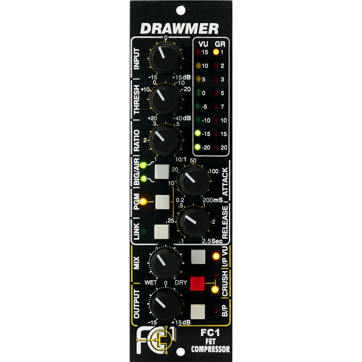 Drawmer FC1 500 Series FET Compressor - MusicMarket