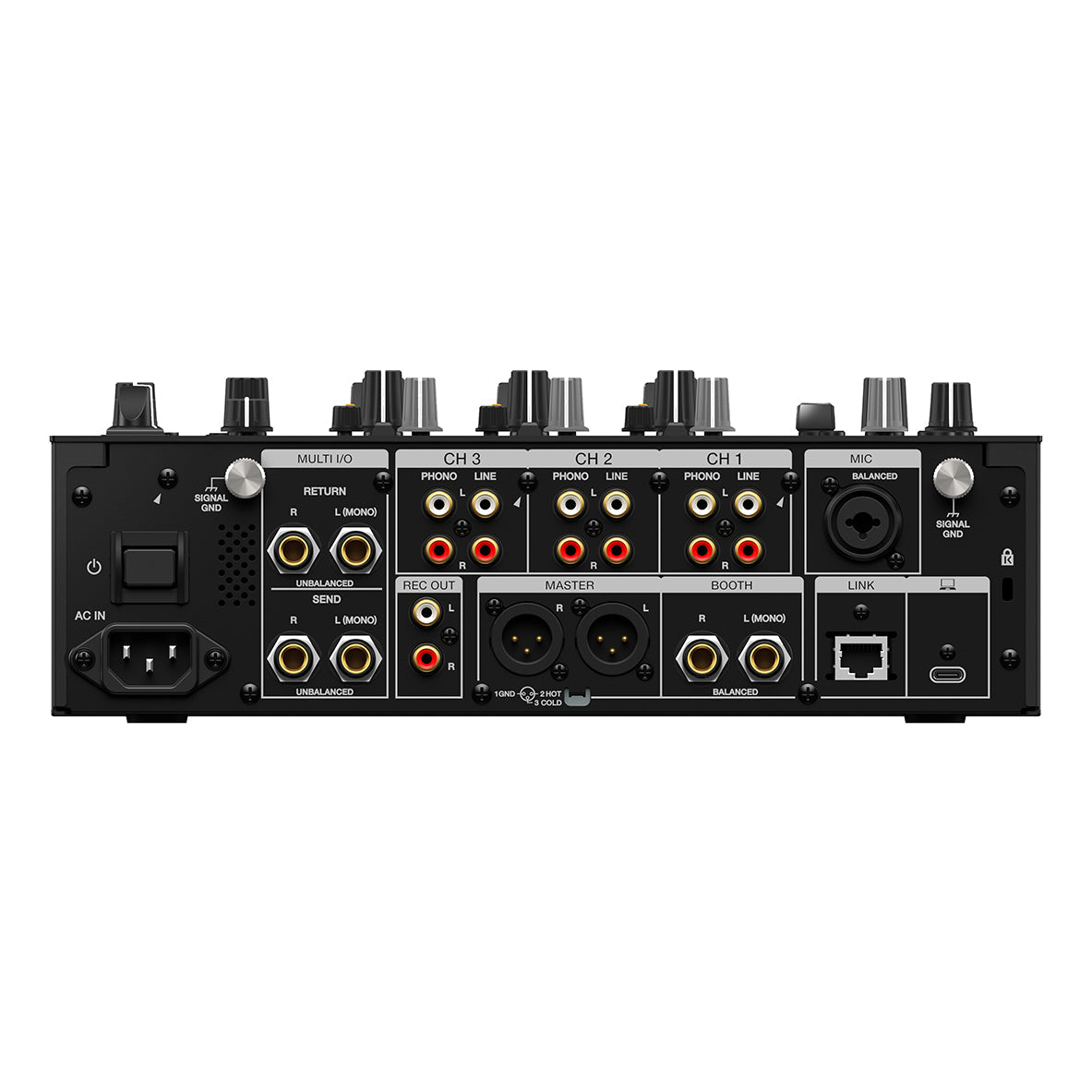 AlphaTheta DJM-V5 Compact 3-Channel DJ Mixer - View 3 | MusicMarket