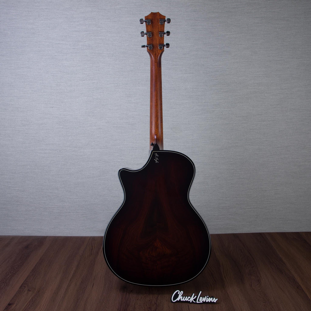 Taylor Custom Shop Gold Label Grand Auditorium Figured Rosewood/ Lutz Spruce Acoustic Electric Guitar -