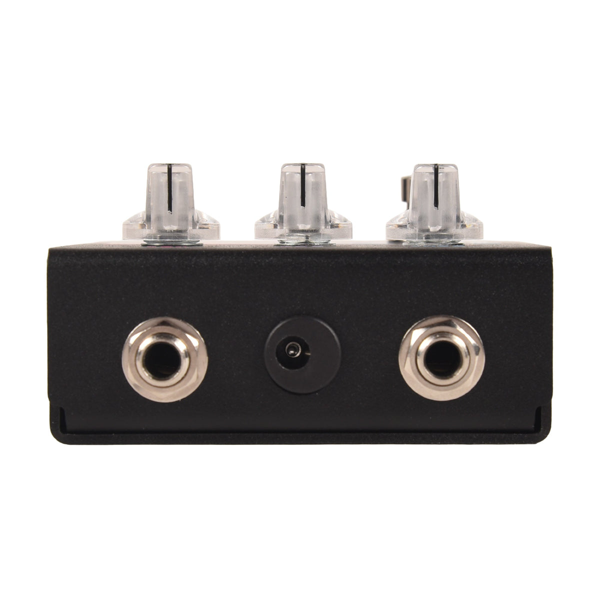 1981 Inventions DRV Overdrive Pedal Black Hyperfade - Angle 3 | MUSICTONER