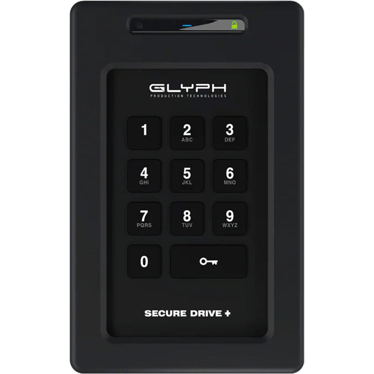 Glyph SecureDrive Plus Keypad, Bus-powered, USB-Micro B / USB-C 4 TB SSD - MusicMarket
