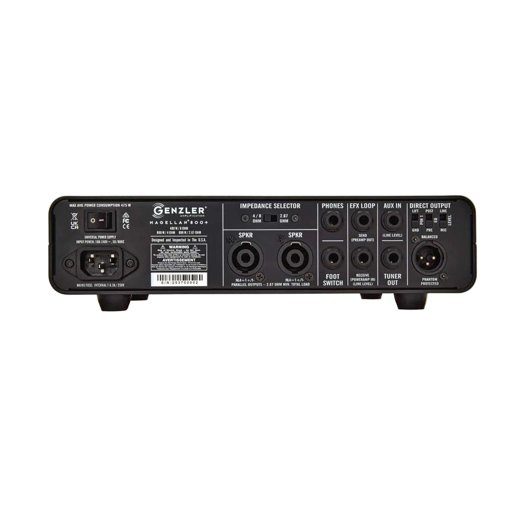Genzler MG-800+ Magellan 800W Bass Amplifier - View 3 | MusicMarket