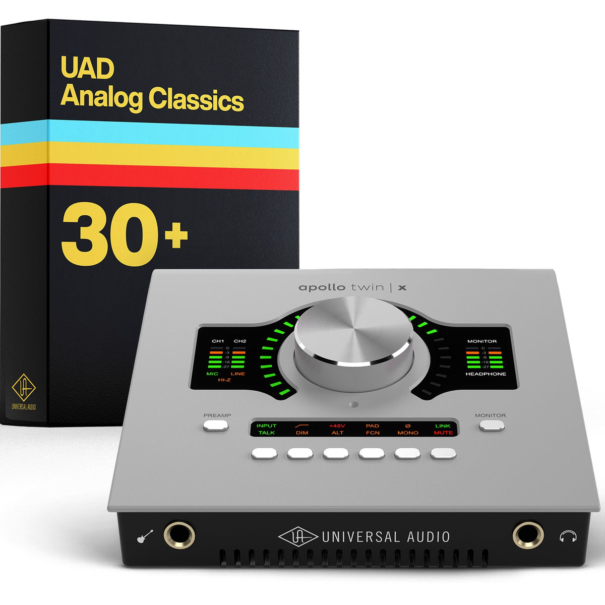 Universal Audio Apollo Twin X QUAD with UAD Analog Classics - MusicMarket
