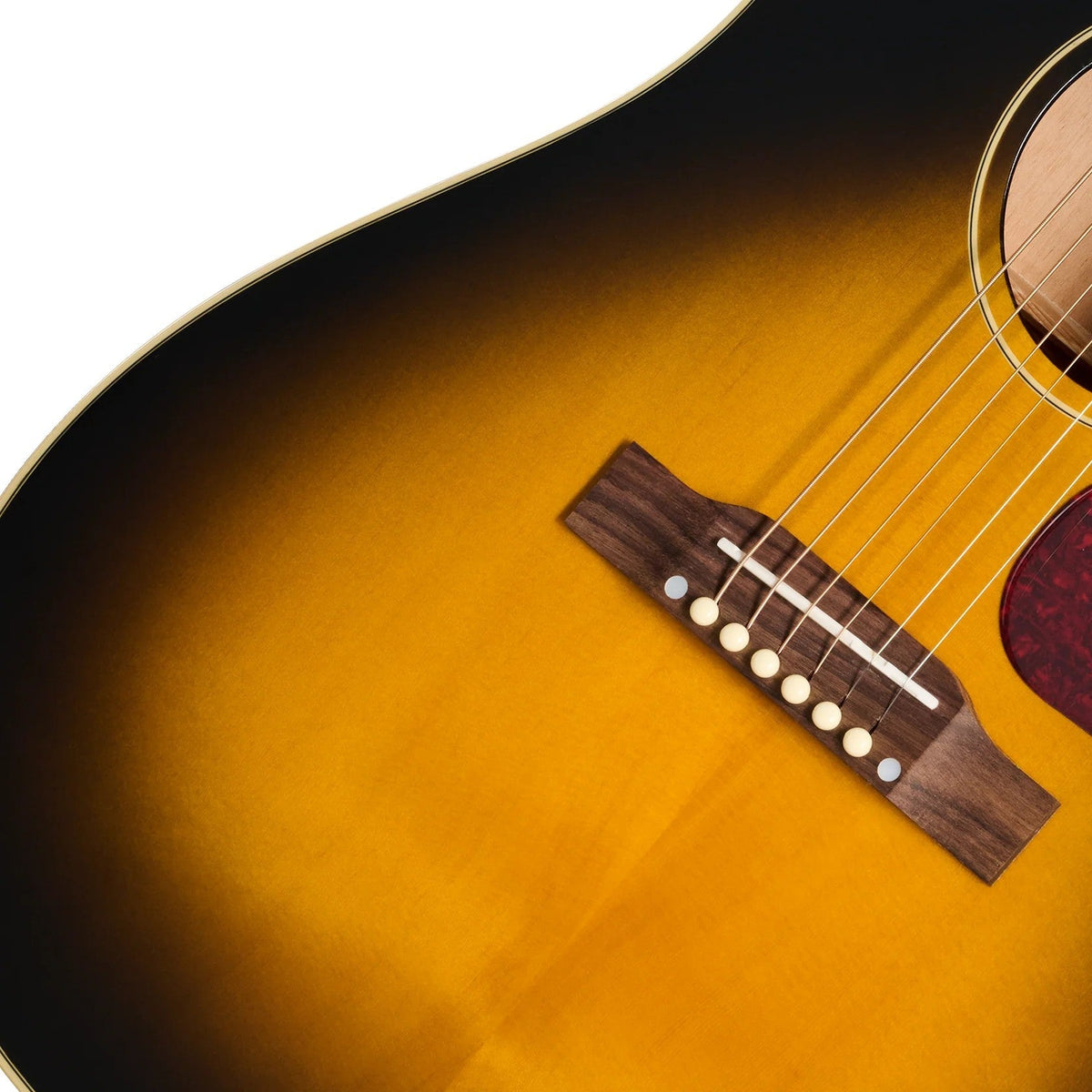 Epiphone J-45 Standard EC Acoustic Electric Guitar - Vintage Sunburst - View 8 | MusicMarket