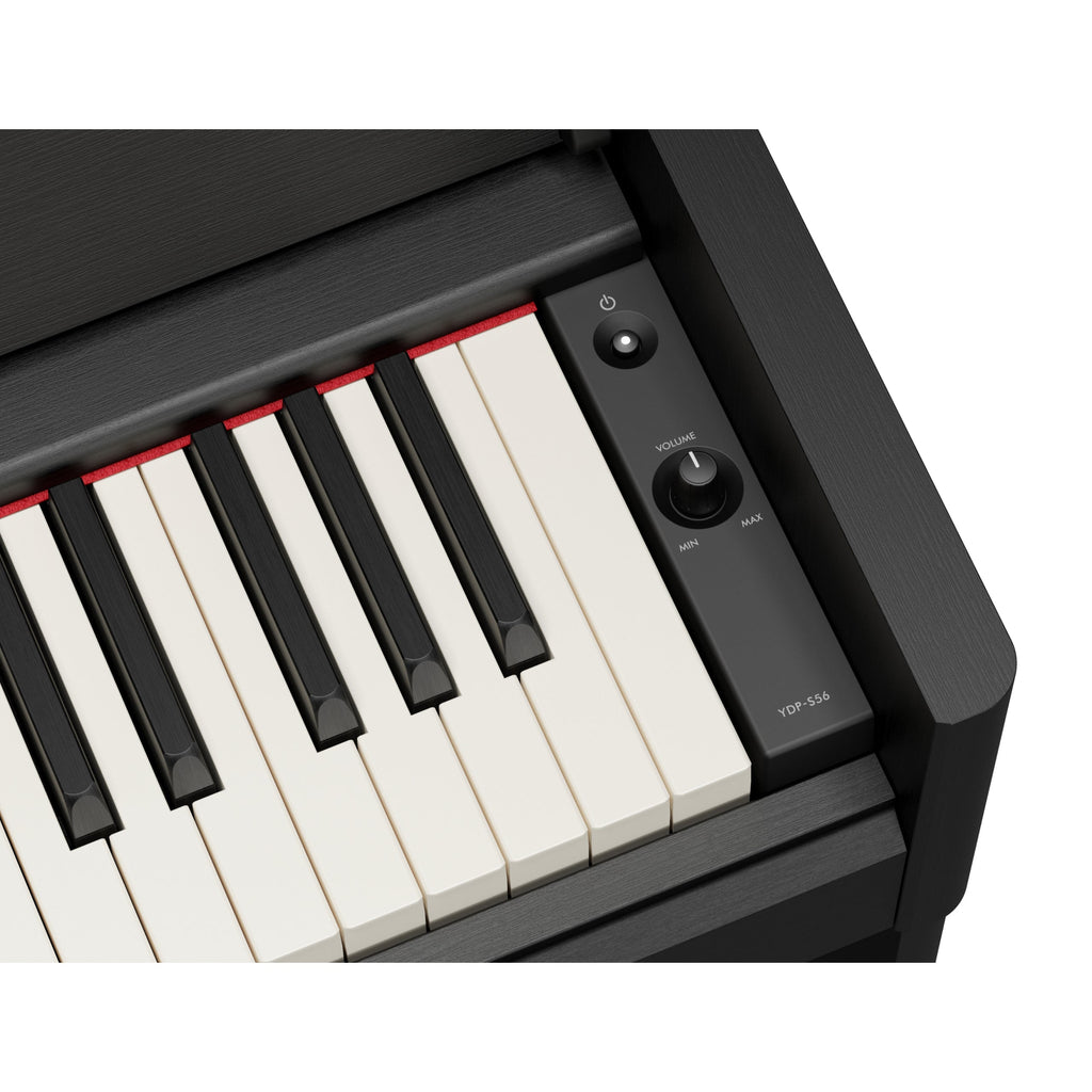 Yamaha Arius YDPS56B Upright Digital Piano Keyboard - Black - View 5 | MusicMarket