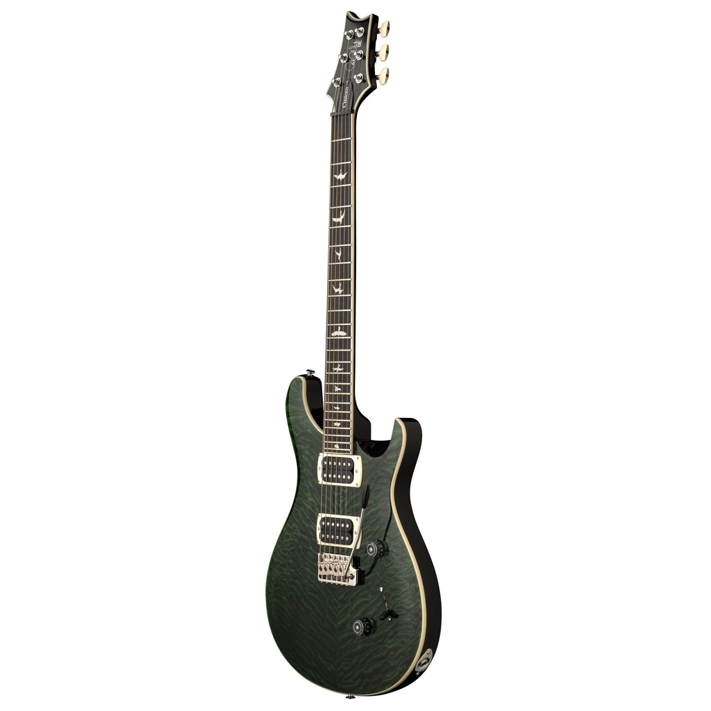 PRS SE Custom 24 Quilt Electric Guitar - Teal Black - View 2 | MusicMarket