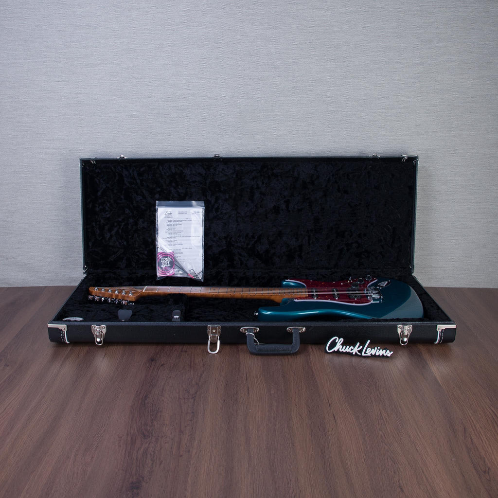 Suhr Limited Edition Classic S Antique Metallic Electric Guitar - Ocean Turquoise Metallic - #78113 - View 10 |