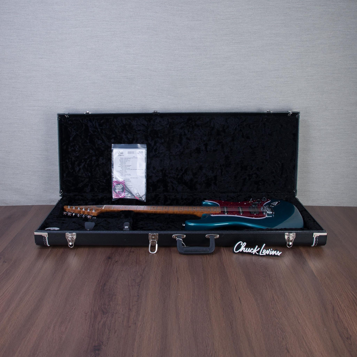 Suhr Limited Edition Classic S Antique Metallic Electric Guitar - Ocean Turquoise Metallic - #78113 - View 10 |