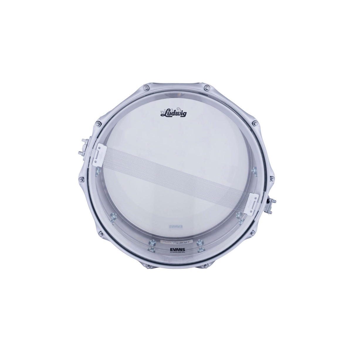 Ludwig 6.5 x 14-Inch Limited Edition Satin Chrome Acrolite Snare Drum - View 4 | MusicMarket