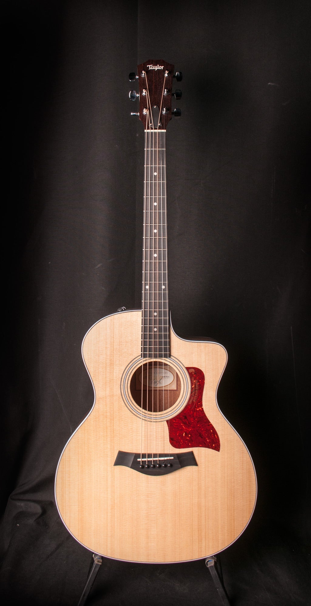 Taylor 214CE Grand Auditorium Acoustic Electric Cutaway with Gig Bag - View 10 | MusicMarket