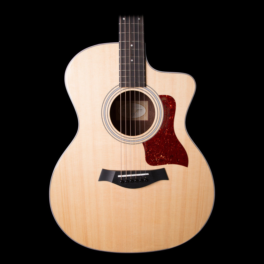 Taylor 214CE Grand Auditorium Acoustic Electric Cutaway with Gig Bag - View 4 | MusicMarket