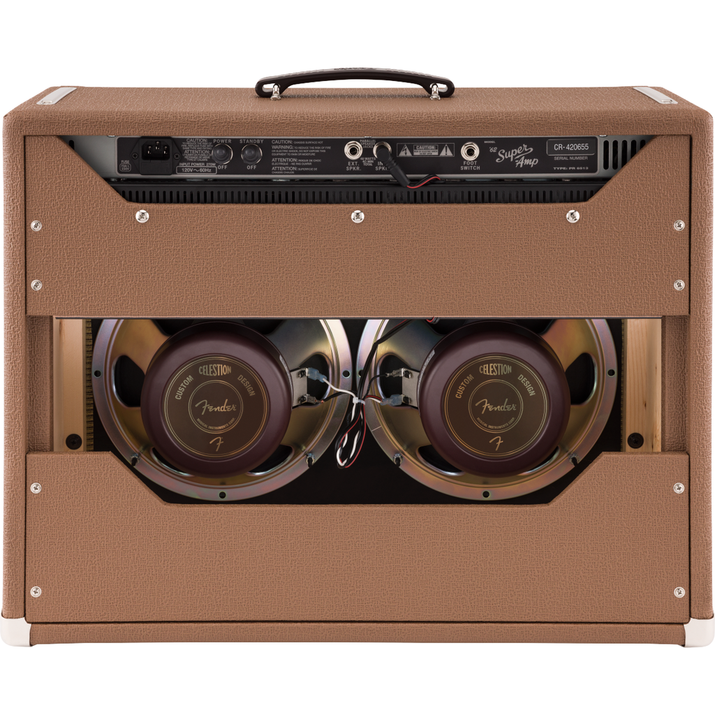 Fender '62 Super 120V 40-Watt Tube Combo Amplifier - Brown and Wheat - View 2 | MusicMarket