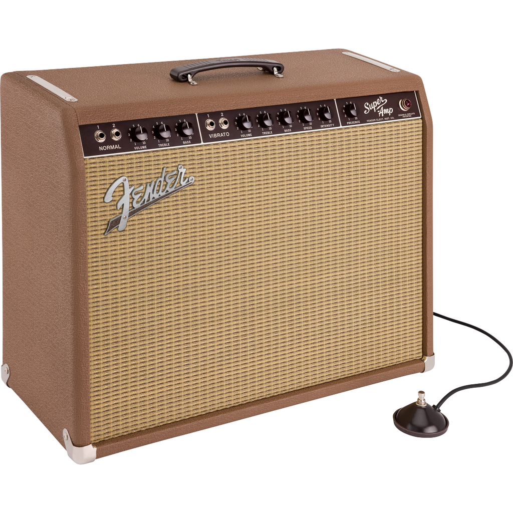 Fender '62 Super 120V 40-Watt Tube Combo Amplifier - Brown and Wheat - View 5 | MusicMarket