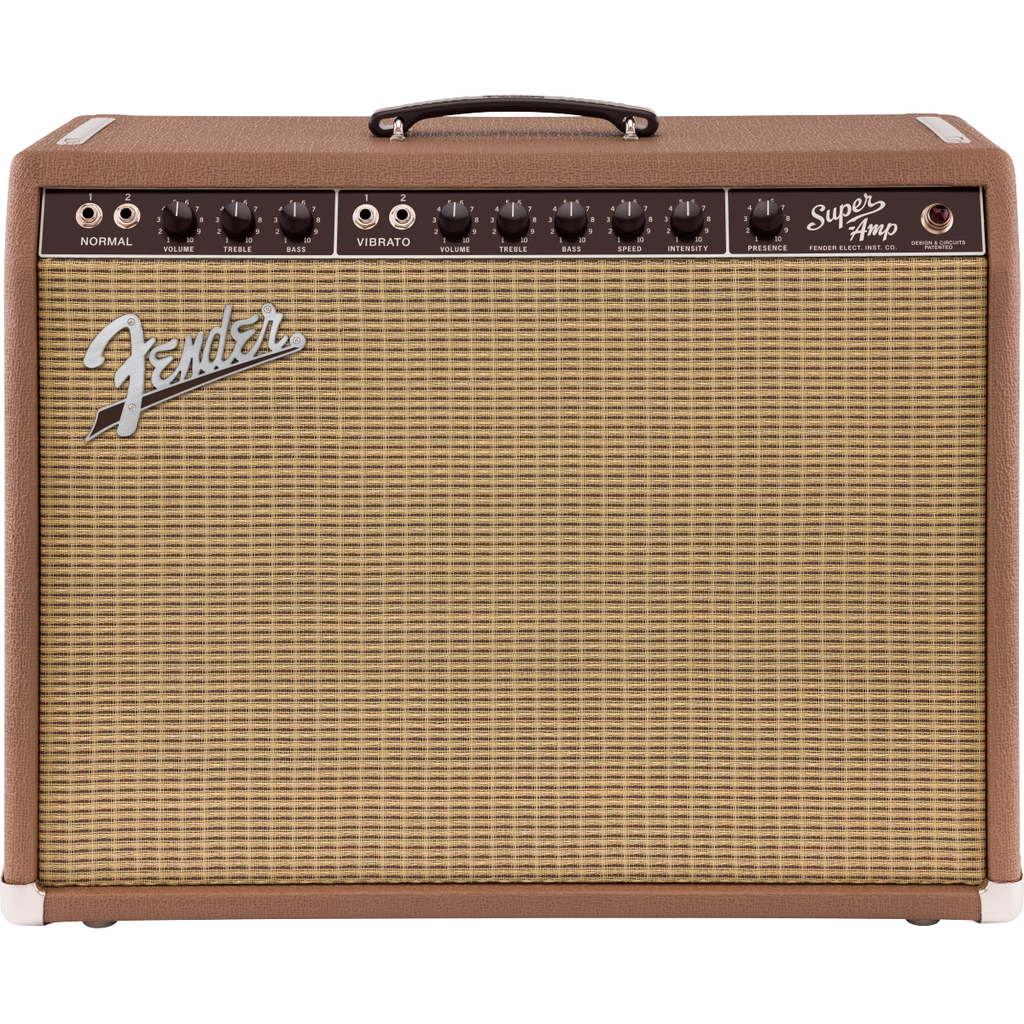 Fender '62 Super 120V 40-Watt Tube Combo Amplifier - Brown and Wheat - MusicMarket