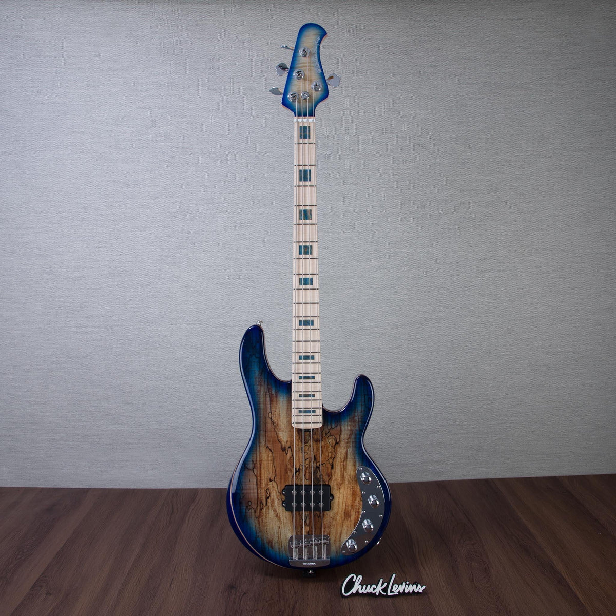 Ernie Ball Music Man Ball Family Reserve StingRay Special 4 H Electric Bass Guitar - Paua Blue Burst - #K08346 -