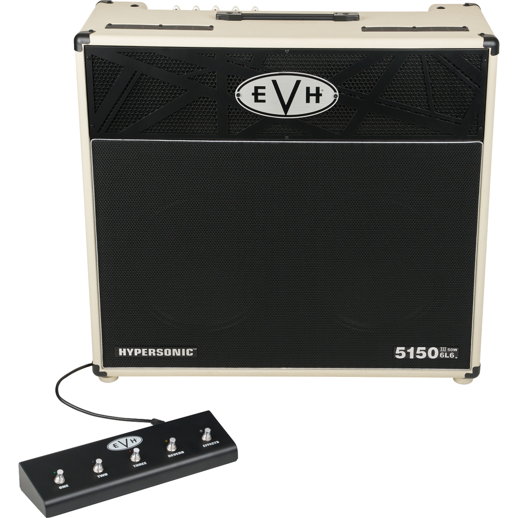 EVH 5150III Hypersonic 6L6 2x12 Combo Amplifier - Ivory - View 8 | MusicMarket