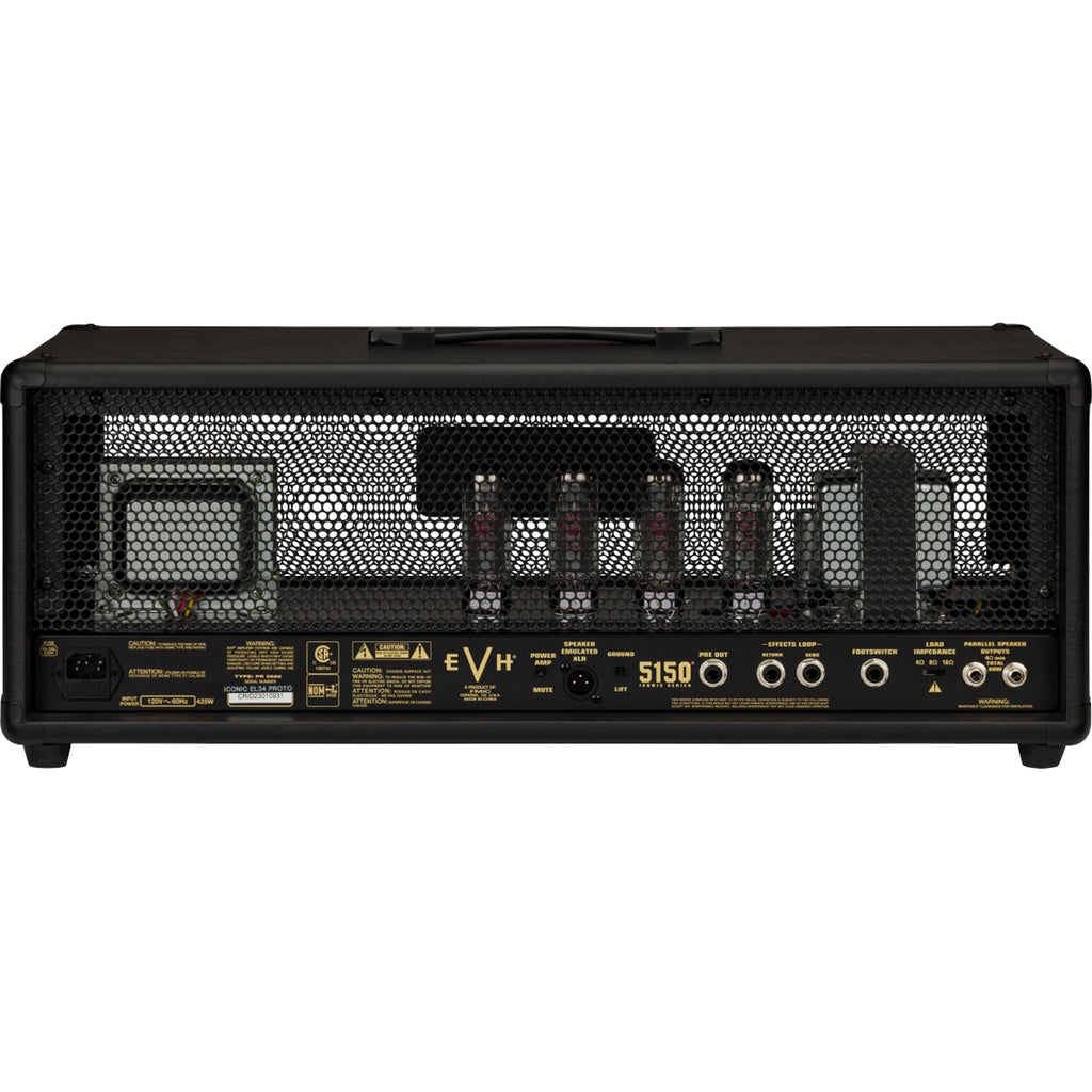 EVH 5150 Iconic Series 80W EL34 Head - Black - View 3 | MusicMarket