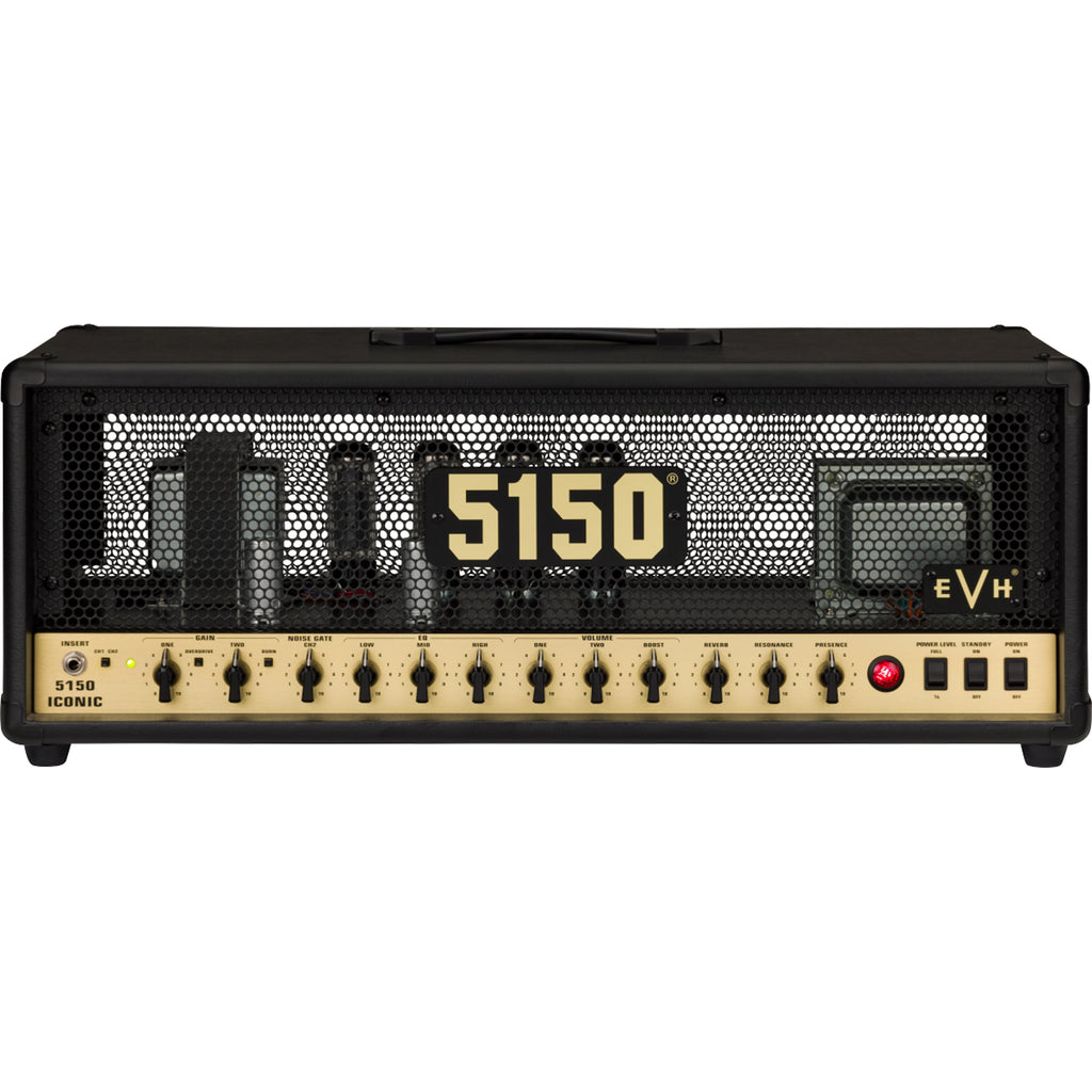 EVH 5150 Iconic Series 80W EL34 Head - Black - MusicMarket
