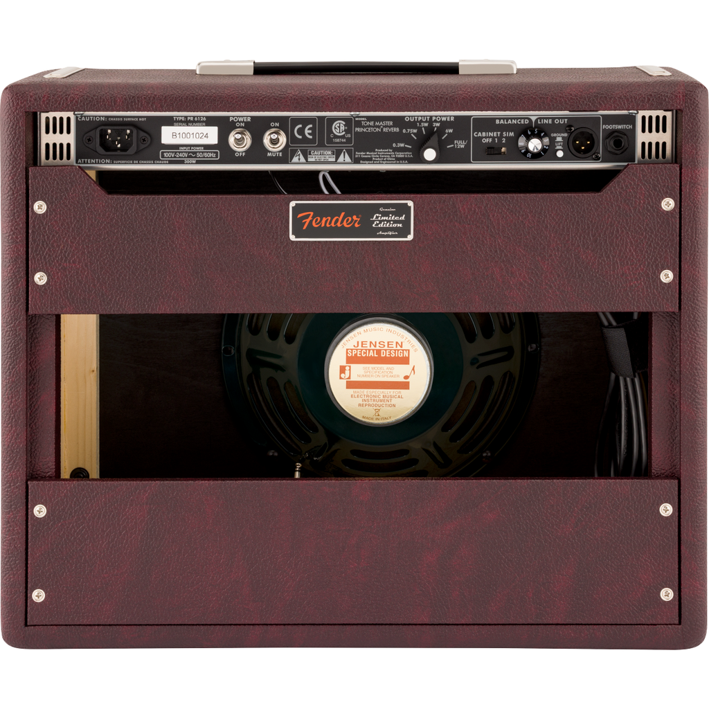 Fender FSR Tone Master Princeton 12-Watt Combo Amp, 120V - Wine - View 3 | MusicMarket